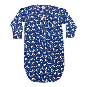 Vintage LL Bean Winter Snowman & Stars Long Nighty